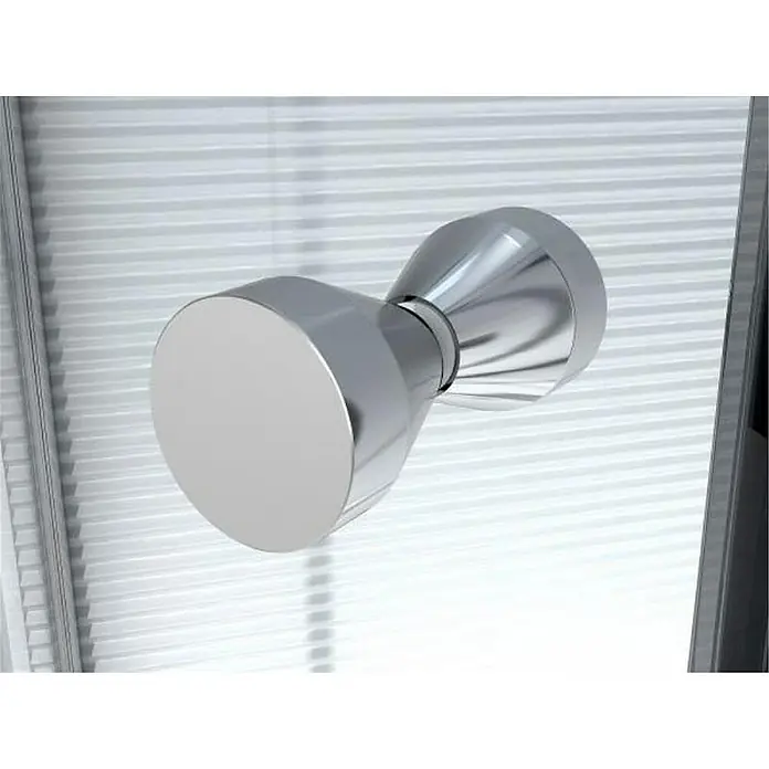 Glaszentrum Hagen Eckdusche 90x90x195 cm Poseidon EckDusche 1/4 inkl. Tasse - 90 x 90 x 195 cm, Imprägniert, Farblos, Stärke: 6 mm