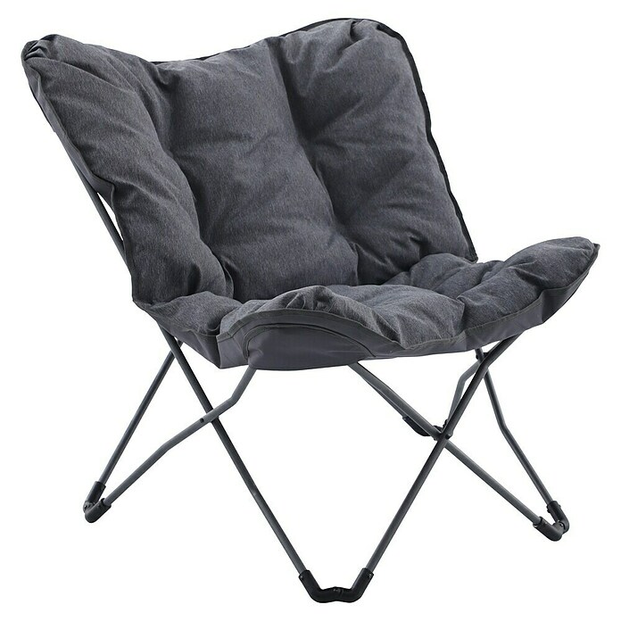 Sunfun Garten-Loungesessel Padded (B x T x H: 90 x 86 x 90 cm, Anthrazit) | BAUHAUS