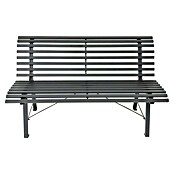 Banco de jardín Central Park (An x Pr x Al: 150 x 73 x 82 cm, Acero, Gris) | BAUHAUS