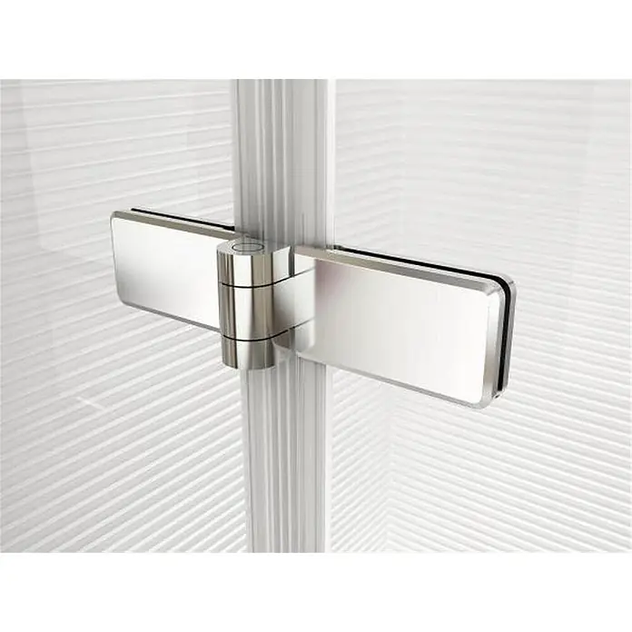 Glaszentrum Hagen Eckdusche 100x90x195 cm Zeus EckDuschkabine inkl. Tasse - 90 x 100 x 195 cm, Imprägniert, Farblos, Stärke: 8 mm