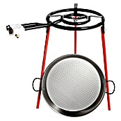 Set de quemador paellero (Diámetro: 46 cm, Acero pulido) | BAUHAUS