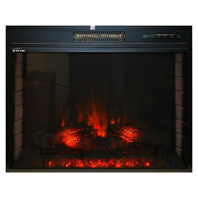 Purline Elektrischer Kamin CHE-630 (2 000 W, Schwarz, 25,4 x 76,4 x 60,5 cm) | BAUHAUS