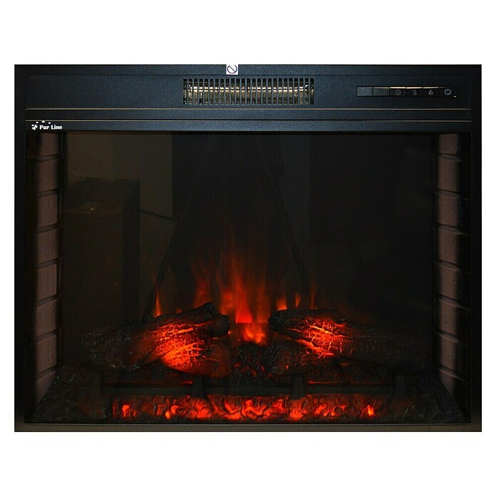 Purline Elektrischer Kamin CHE-630 (2 000 W, Schwarz, 25,4 x 76,4 x 60,5 cm) | BAUHAUS