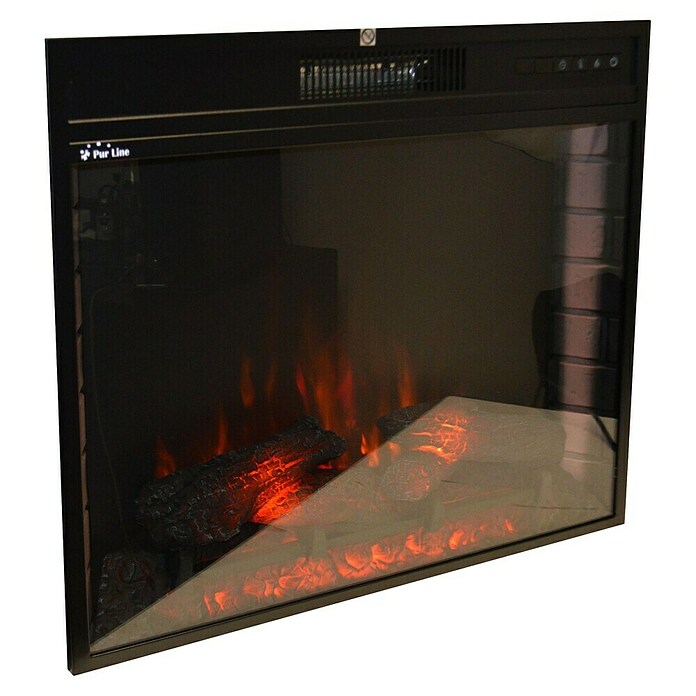 Purline Elektrischer Kamin CHE-630 (2 000 W, Schwarz, 25,4 x 76,4 x 60,5 cm) | BAUHAUS