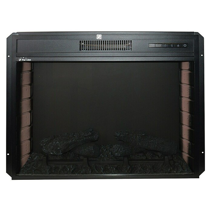 Purline Elektrischer Kamin CHE-630 (2 000 W, Schwarz, 25,4 x 76,4 x 60,5 cm) | BAUHAUS