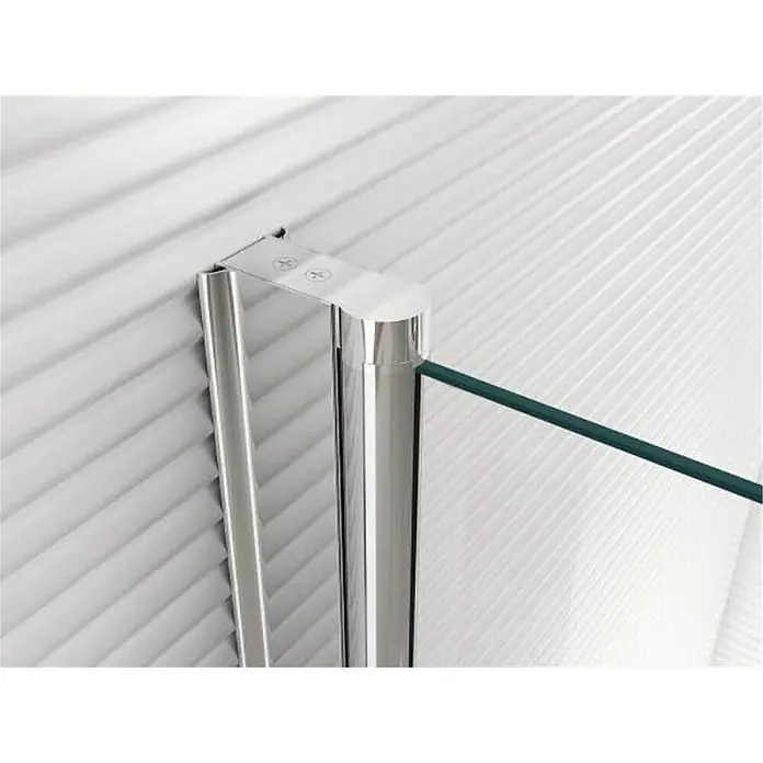 Glaszentrum Hagen Eckdusche 90x90x180 cm Hera Eck Duschkabine inkl. Tasse + Siphon - 90 x 90 x 180 cm, Eloxiert, Transparent