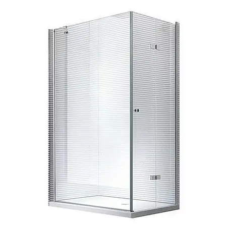 Glaszentrum Hagen  Eckdusche 90x100x195 cm Nora Duschkabine inkl. Tasse