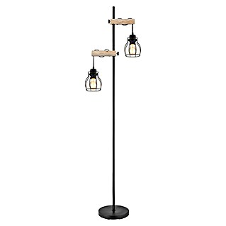 Globo Stehleuchte Mina (E27, Braun, L x B x H: 385 x 230 x 1 500 mm)
