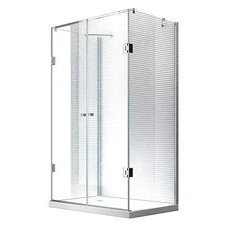 Glaszentrum Hagen  U-Duschkabine 90x100x90x180 cm Ares U-Duschkabine inkl. Tasse