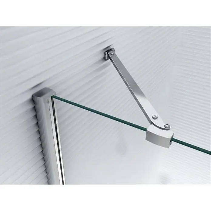 Glaszentrum Hagen Eckdusche 90x75x195 cm DEMETER EckDuschkabine inkl. Tasse + Siphon - 75 x 90 x 195 cm, Eloxiert, Transparent, Stärke: 8 mm