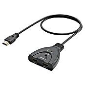 Hama Cable HDMI 2X1 (Negro, 18 Gbit/s) | BAUHAUS