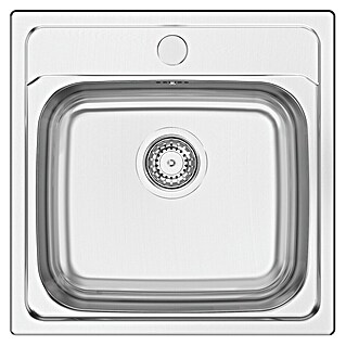 Rodi Fregadero encastrable New Manaus (48 x 48 cm, Acero)