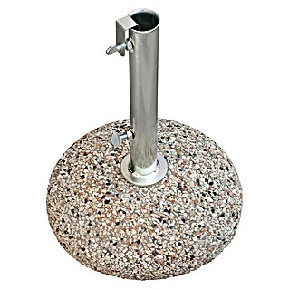 Base de parasol de hormigón Valencia (Diámetro: 35 cm, Específico para: Diámetro de tubo hasta 33 mm, Arena)