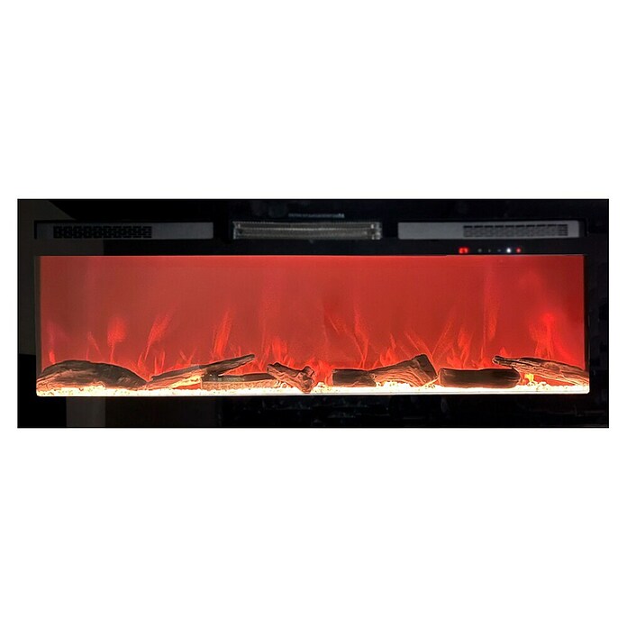Nora Flames Chimenea eléctrica Illusion Flame 13 (1.500 W, Negro, 15 x 128 x 49,4 cm) | BAUHAUS
