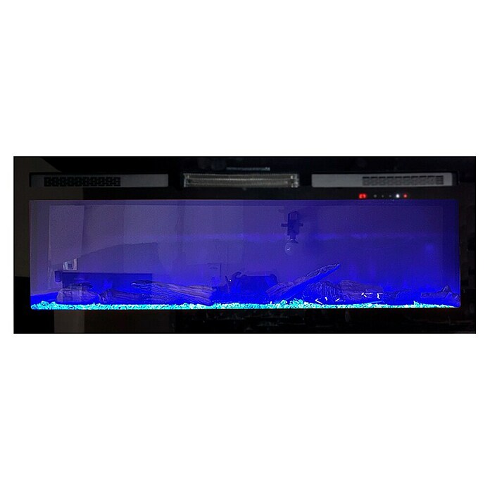 Nora Flames Chimenea eléctrica Illusion Flame 13 (1.500 W, Negro, 15 x 128 x 49,4 cm) | BAUHAUS