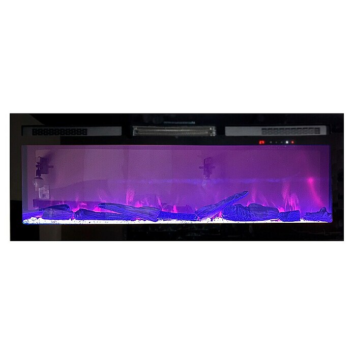 Nora Flames Chimenea eléctrica Illusion Flame 13 (1.500 W, Negro, 15 x 128 x 49,4 cm) | BAUHAUS
