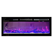 Nora Flames Chimenea eléctrica Illusion Flame 13 (1.500 W, Negro, 15 x 128 x 49,4 cm) | BAUHAUS