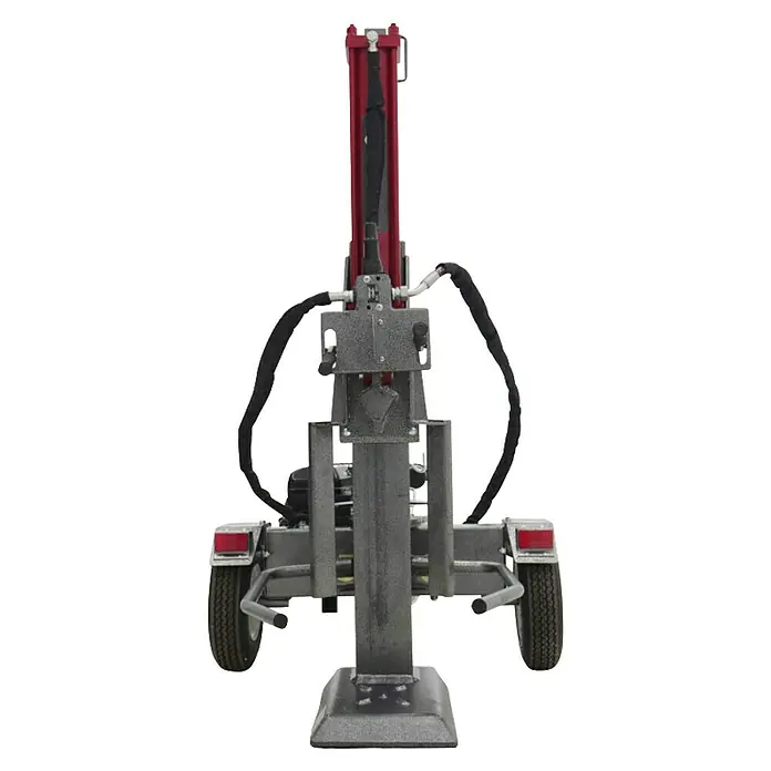 HZC Power Holzspalter HS25266 - 25 t, Max. Spaltgutlänge: 60 cm - Nahaufnahme eines robusten Holzspalters, ideal für die Brennholzvorbereitung und effiziente Verarbeitung größerer Holzstücke.