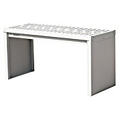 Palatino Gartenbank Bridge (B x T x H: 109 x 40 x 54 cm, Stahl, Weißaluminium) | BAUHAUS
