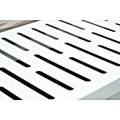 Palatino Gartenbank Bridge (B x T x H: 109 x 40 x 54 cm, Stahl, Weißaluminium) | BAUHAUS