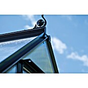 Halls Montageleiste Set (B x L: 12 x 191,2 cm, Passend für: Halls Gewächshaus ICON 6 mit 6,1 m² (Doppelplatten) - Sicherheitsglas, Schwarz) | BAUHAUS