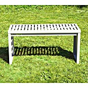 Palatino Gartenbank Bridge (B x T x H: 109 x 40 x 54 cm, Stahl, Weißaluminium) | BAUHAUS