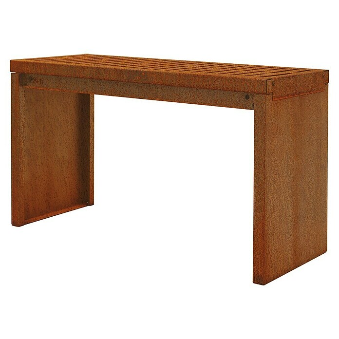 Palatino Gartenbank Bridge (B x T x H: 109 x 40 x 54 cm, Stahl, Rostbraun) | BAUHAUS