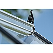 Halls Montageleiste Set (B x L: 12 x 191,2 cm, Passend für: Halls Gewächshaus ICON 6 mit 2,5 m² - Sicherheitsglas, Schwarz) | BAUHAUS