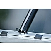 Halls Montageleiste Set (B x L: 12 x 191,2 cm, Passend für: Halls Gewächshaus ICON 6 mit 2,5 m² - Sicherheitsglas, Schwarz) | BAUHAUS