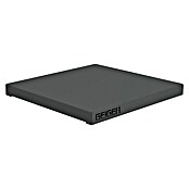 Palatino Tischplatte / Auflage Top (L x B x H: 60 x 60 x 6 cm, Stahl, Anthrazit) | BAUHAUS