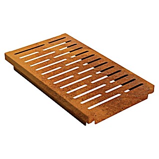 Palatino Bankauflage Bridge (L x B x H: 69 x 40 x 4 cm, Cortenstahl)