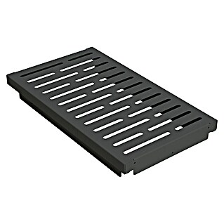 Palatino Bankauflage Bridge (L x B x H: 69 x 40 x 4 cm, Anthrazit)