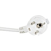 REV Produžni kabel s utičnicama (3-struko, Bijelo / sivo, Duljina kabela: 1,4 m, 3.500 W)