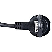 REV Produžni kabel s utičnicama (3-struko, Crno / sivo, Duljina kabela: 1,4 m, 3.500 W)