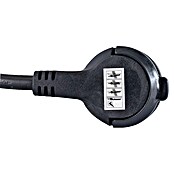 REV Produžni kabel s utičnicama (3-struko, Crno / sivo, Duljina kabela: 1,4 m, 3.500 W)