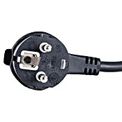 REV Produžni kabel s utičnicama (3-struko, Crno / sivo, Duljina kabela: 1,4 m, 3.500 W)