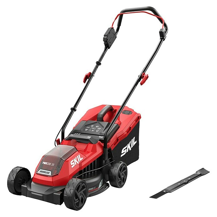 Skil PWRCore 20V Accu Grasmaaier + Gratis Accu Compressor (Excl. accu, Snijbreedte: 32 cm) | BAUHAUS