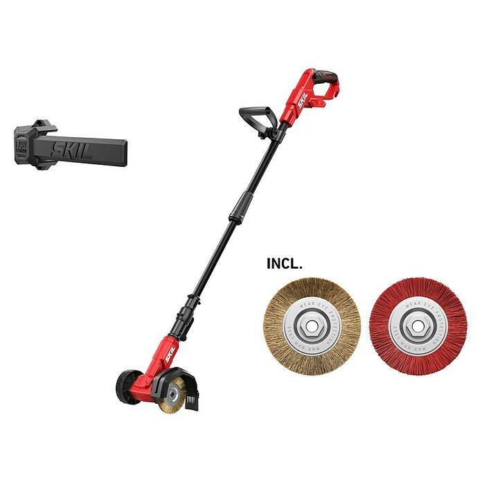 Skil PWRCore 20V Onkruidborstel 0661 CA (l x b x h: 31 x 25 x 130 cm, Diameter borstel: 125 cm) | BAUHAUS