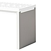 Palatino Stütze für modulare Gartenbank Bridge (L x B x H: 54 x 39 x 4 cm, Stahl, Weiß) | BAUHAUS