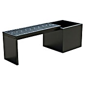 Palatino Stütze für modulare Gartenbank Bridge (L x B x H: 54 x 39 x 4 cm, Stahl, Anthrazit) | BAUHAUS