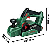 Bosch Power for All 18V Akku-Handhobel PHO 18V-20 (18 V, Ohne Akku, Hobelbreite: 82 mm) | BAUHAUS