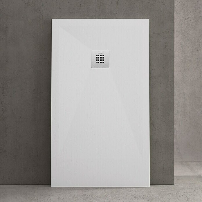 Duplach Plato de ducha Plus (L x An: 100 x 100 cm, Material compuesto, Blanco) | BAUHAUS