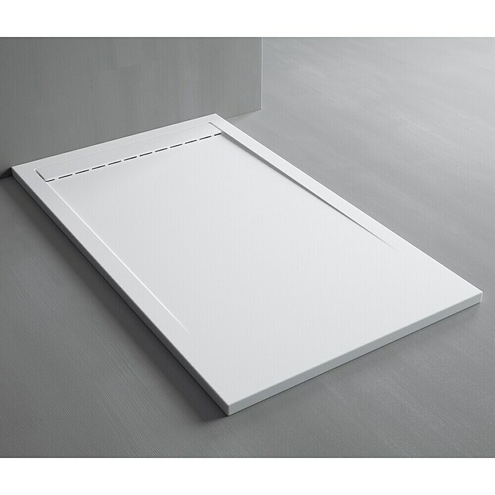 Duplach Plato de ducha Smart (L x An: 190 x 70 cm, Material compuesto, Blanco) | BAUHAUS