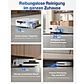 Ecovacs Robot aspirador con mopa Deebot T80 Omni (Potencia de aspiración: 18.000 Pa, Duración de la batería: 297 min, Capacidad del robot: 220 ml) | BAUHAUS