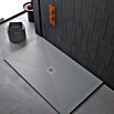 Duplach Plato de ducha Sorty (L x An: 180 x 70 cm, Material compuesto, Gris) | BAUHAUS