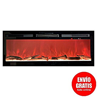Nora Flames Chimenea eléctrica Illusion Flame 13 (1.500 W, Negro, 15 x 128 x 49,4 cm)