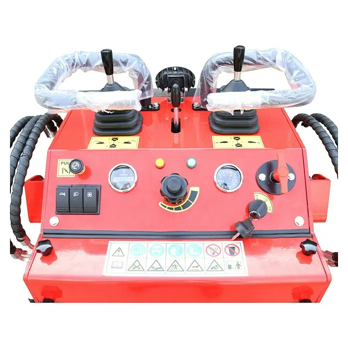 HZC Power Kompaktlader KLB200 - Benzin, Traglast: 300 kg - Maschinenbedienfeld.