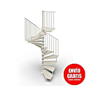 Scrigno Escalera de caracol Quadra (Diámetro: 160 cm, Altura de planta: 267 cm - 312 cm, Blanco/Blanco) | BAUHAUS