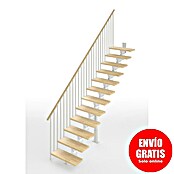 Scrigno Escalera principal Lumina Recta (Blanco/Beige, 85 cm, Recto, Altura de planta: 241 cm - 289 cm) | BAUHAUS