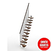 Scrigno Escalera principal Sailor (Nogal, Plata, Ancho: 61 cm, Recto, Altura de planta: 241 cm - 285 cm) | BAUHAUS
